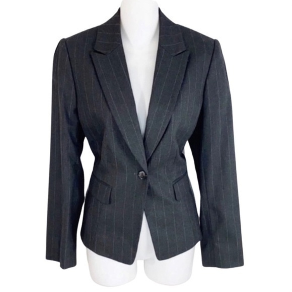 NWT Antonio Melani Adam Charcoal pinstripe blazer
